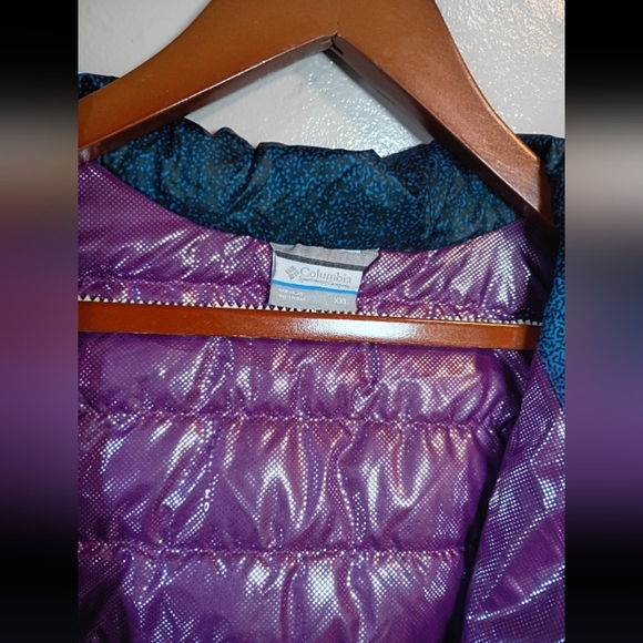 Columbia Women's Voodoo Falls 590 Turbodown Hooded Jacket Blue Plum Sz 2XL - Picture 3 of 15